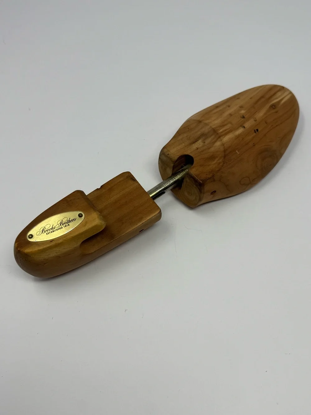 Brooks Brothers Size M Wooden Cedar Shoe Tree Toe Shaper (Right Foot Only!)